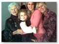 Four generations, Christmas 2004