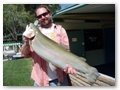 Jason bags a giant trout, 2009