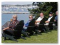 Helen, Dee, Chuck, Andy, Brien and Carole, Newport, 2003